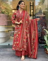 SI 237 Heavy Rayon Printed Kurti With Bottom Dupatta Wholesale In India